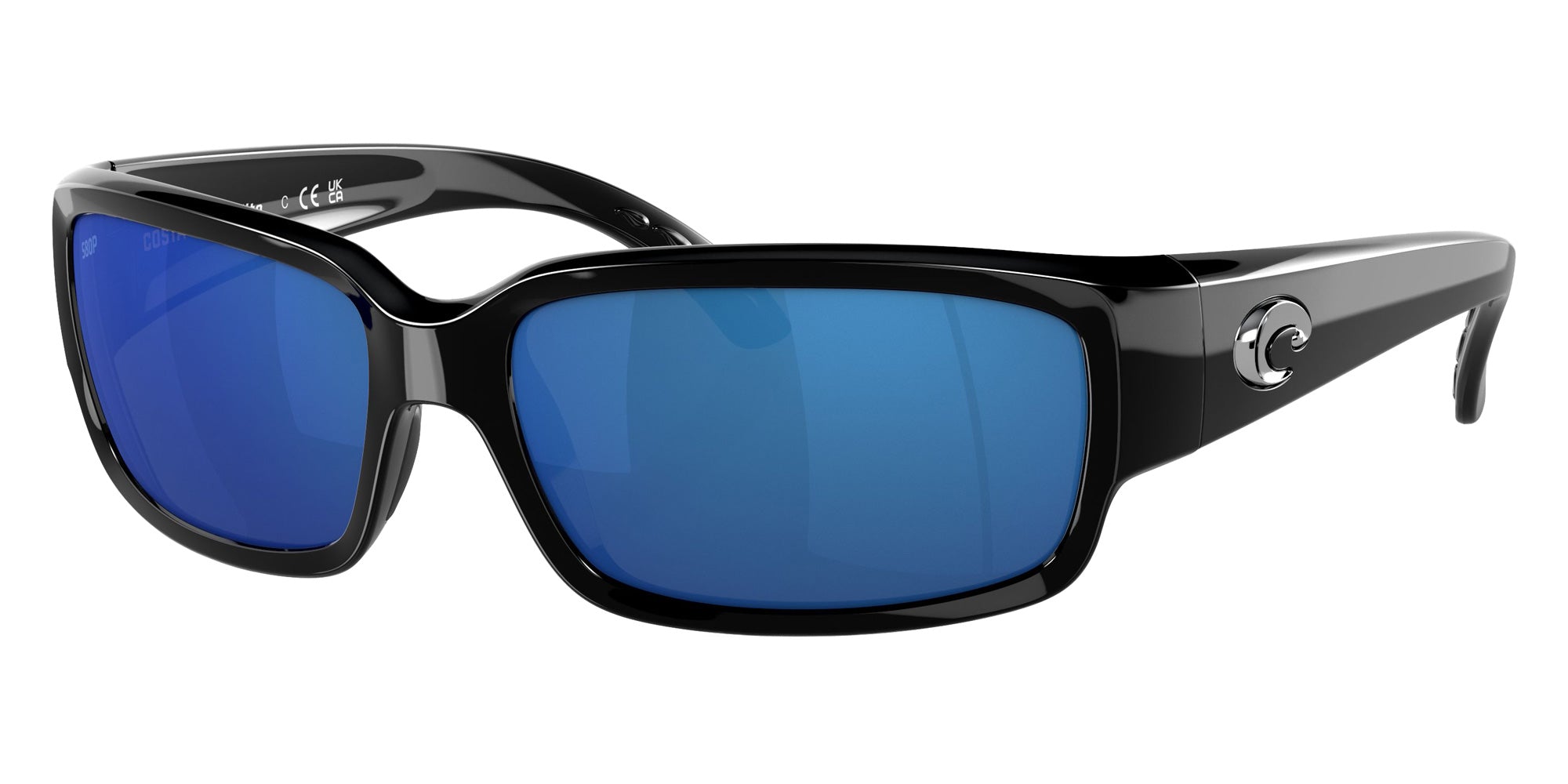 COSTA 6S9025 Caballito 902506 59 - Shiny Black / Blue Mirrored Polarized #id:6s9025902506_s:102105
