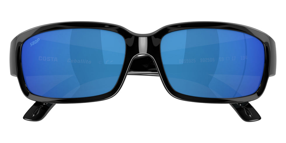 COSTA 6S9025 Caballito 902506 59 - Shiny Black / Blue Mirrored Polarized #id:6s9025902506_s:102130