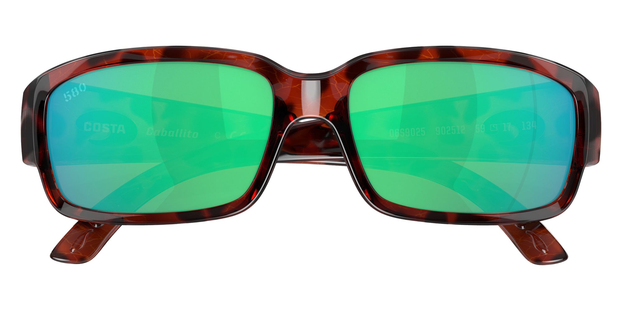 COSTA 6S9025 Caballito 902512 59 - Tortoise / Green Mirrored Polarized #id:6s9025902512_s:104130