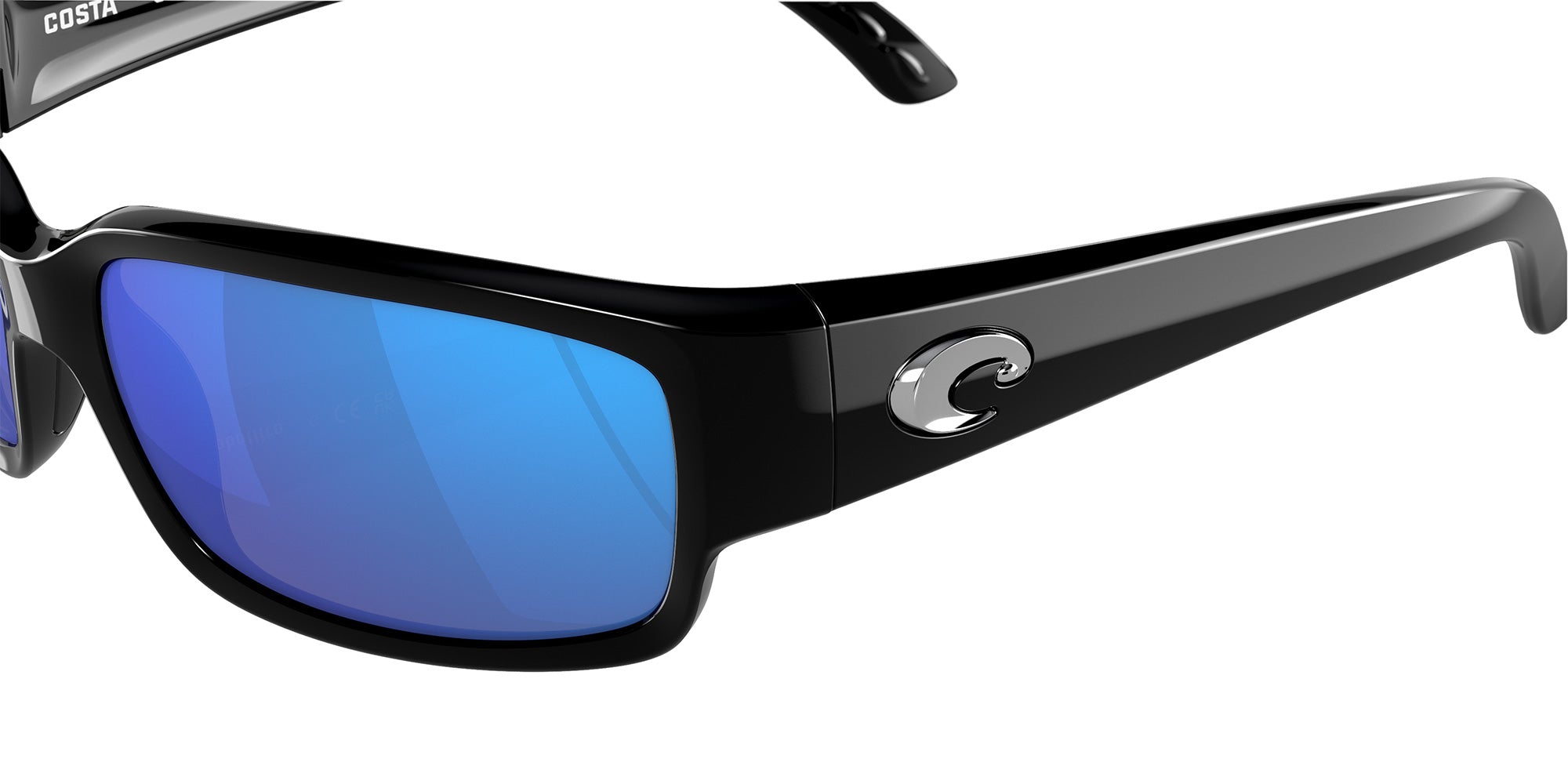 COSTA 6S9025 Caballito 902513 59 - Shiny Black / Blue Mirrored Polarized #id:6s9025902513_s:106120