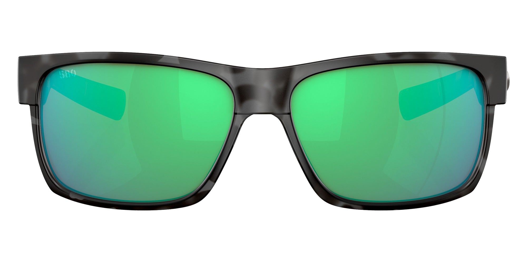 COSTA 6S9026 Half Moon 902637 60 - Tiger Shark / Green Mirrored Polarized #id:6s9026902637_s:100100