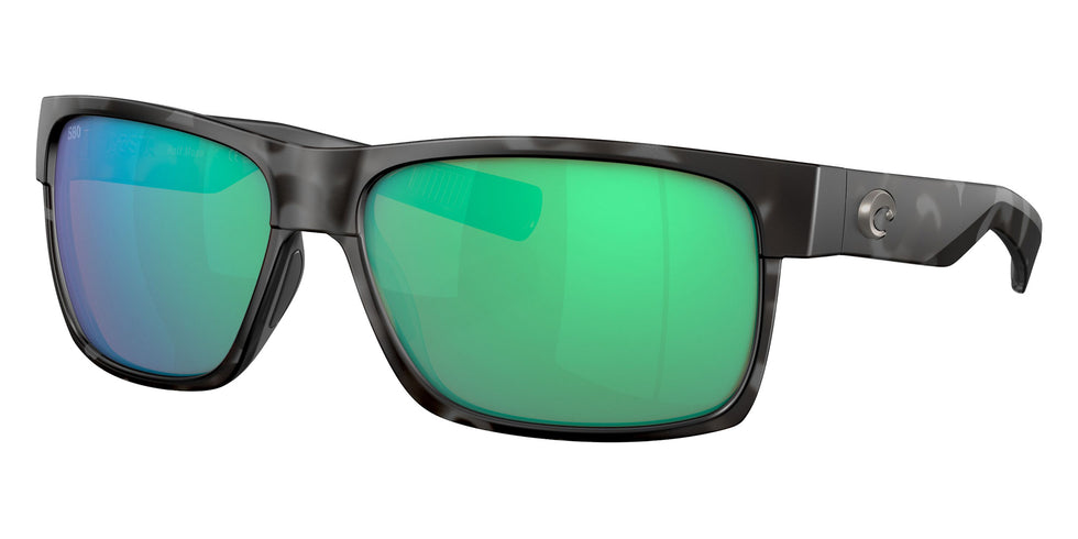 COSTA 6S9026 Half Moon 902637 60 - Tiger Shark / Green Mirrored Polarized #id:6s9026902637_s:100105