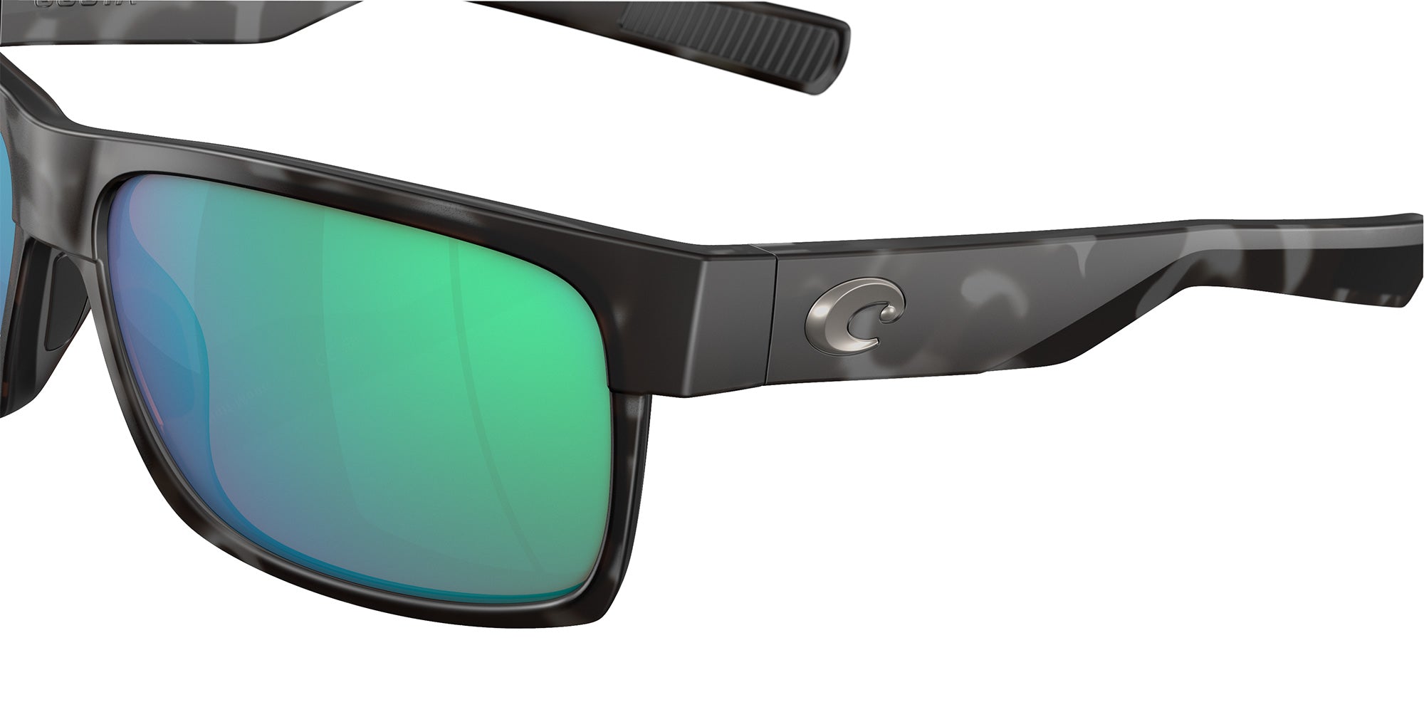 COSTA 6S9026 Half Moon 902637 60 - Tiger Shark / Green Mirrored Polarized #id:6s9026902637_s:100120