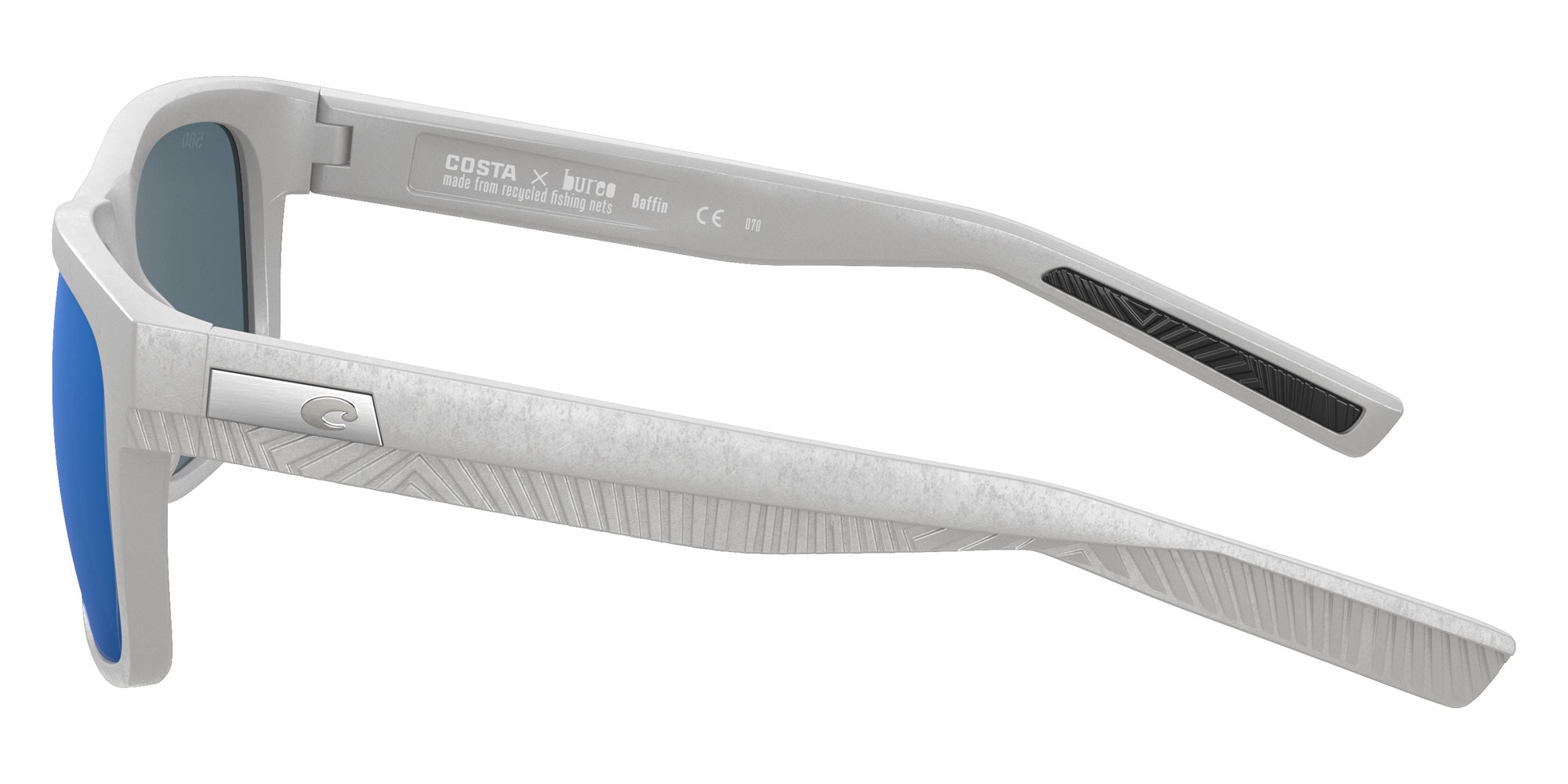 COSTA 6S9030 Baffin 903005 58 - Light Gray / Blue Mirrored Polarized #id:6s9030903005_s:100110