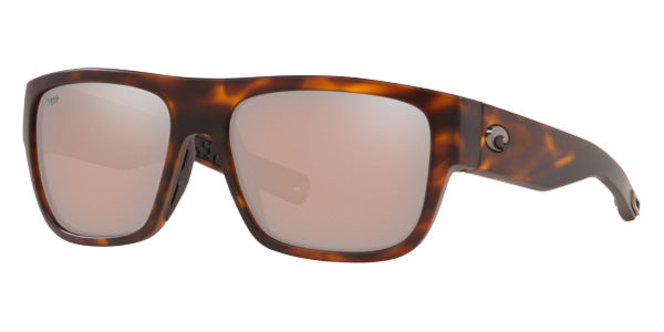 COSTA 6S9033 Sampan 903312 60 - Matte Tortoise / Copper Silver Mirrored Polarized #id:6s9033903312_s:100100