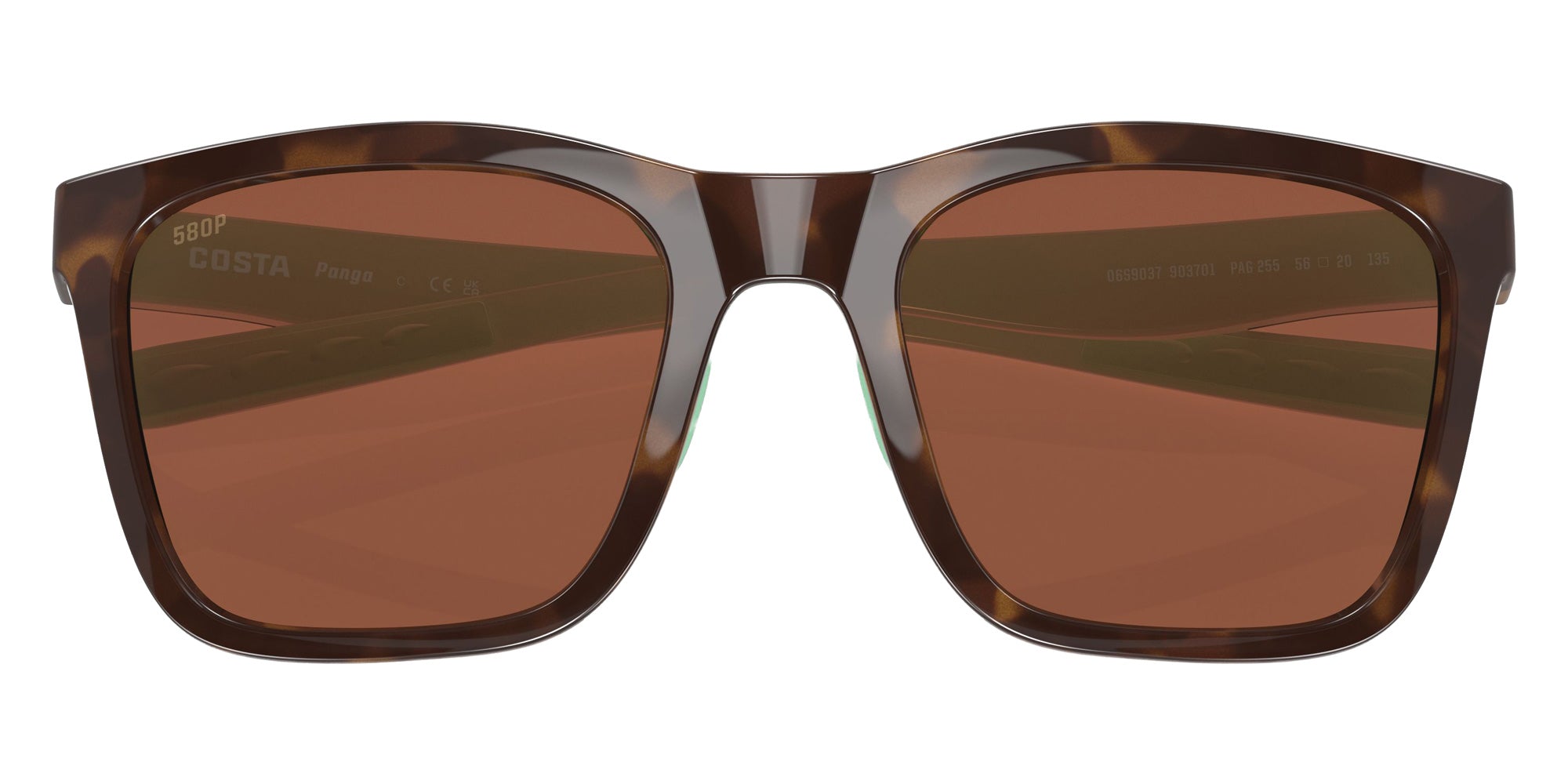 COSTA 6S9037 Panga 903701 56 - Shiny Tortoise/White/Seafoam Crystal / Copper Polarized #id:6s9037903701_s:100130