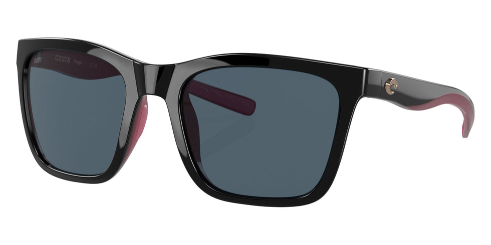 COSTA 6S9037 Panga 903706 56 - Shiny Black/Crystal/Fuchsia / Gray Polarized #id:6s9037903706_s:102105
