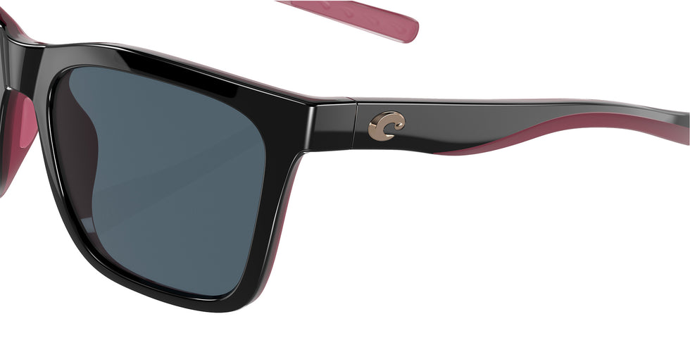 COSTA 6S9037 Panga 903706 56 - Shiny Black/Crystal/Fuchsia / Gray Polarized #id:6s9037903706_s:102120