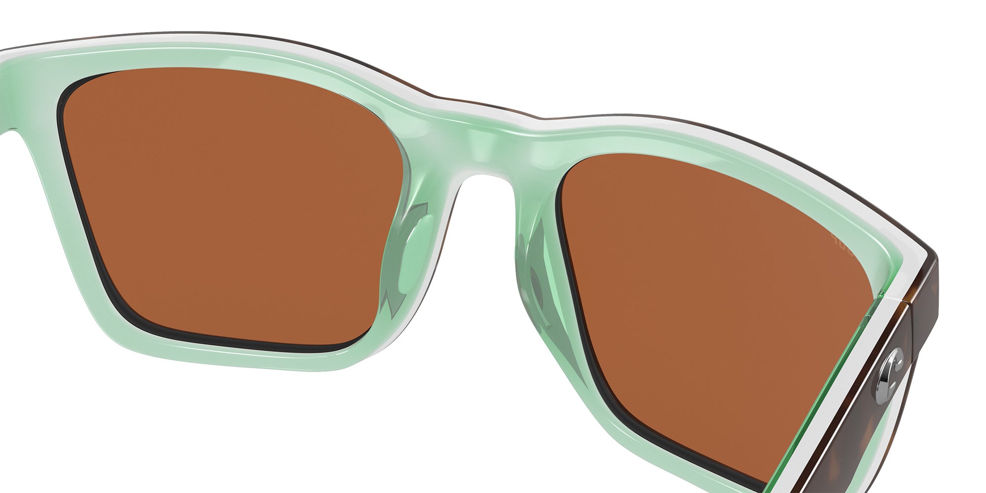 COSTA 6S9037 Panga 903709 56 - Shiny Tortoise/White/Seafoam Crystal / Green Mirrored Polarized #id:6s9037903709_s:104125