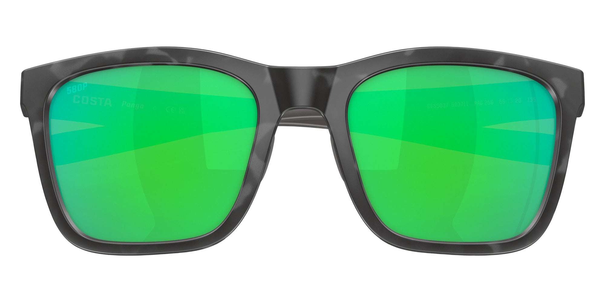 COSTA 6S9037 Panga 903711 56 - Matte Gray Tortoise / Green Mirrored Polarized #id:6s9037903711_s:106130