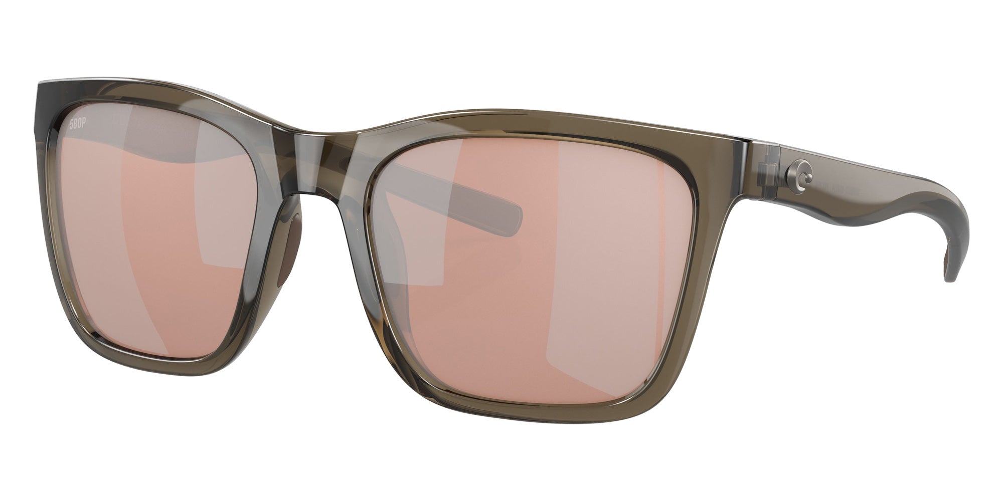 COSTA 6S9037 Panga 903714 56 - Shiny Taupe Crystal / Copper Silver Mirrored Polarized #id:6s9037903714_s:108105