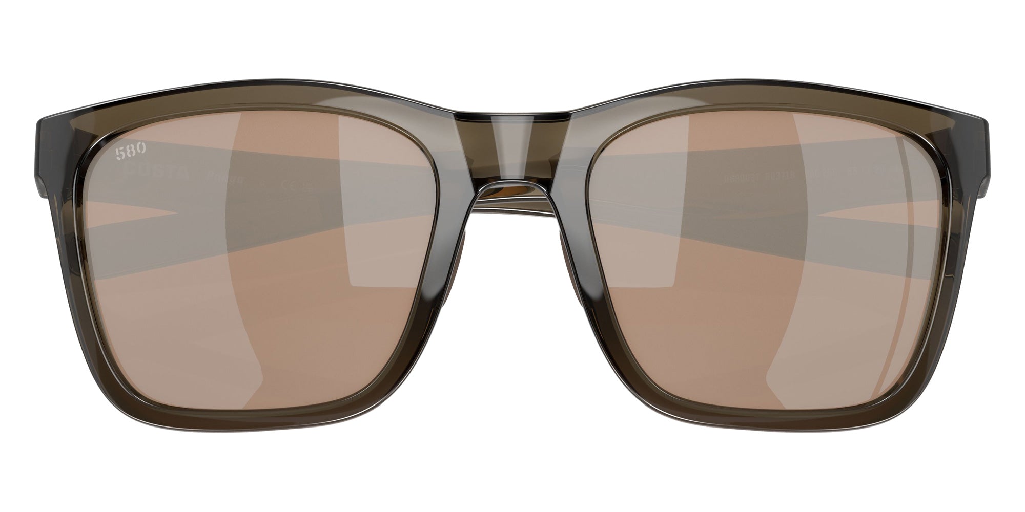 COSTA 6S9037 Panga 903718 56 - Shiny Taupe Crystal / Copper Silver Mirrored Polarized #id:6s9037903718_s:110130