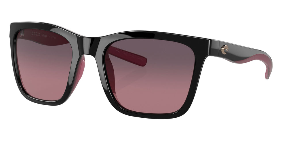 COSTA 6S9037 Panga 903725 56 - Black/Crystal/Fuchsia / Rose Gradient Polarized #id:6s9037903725_s:112105