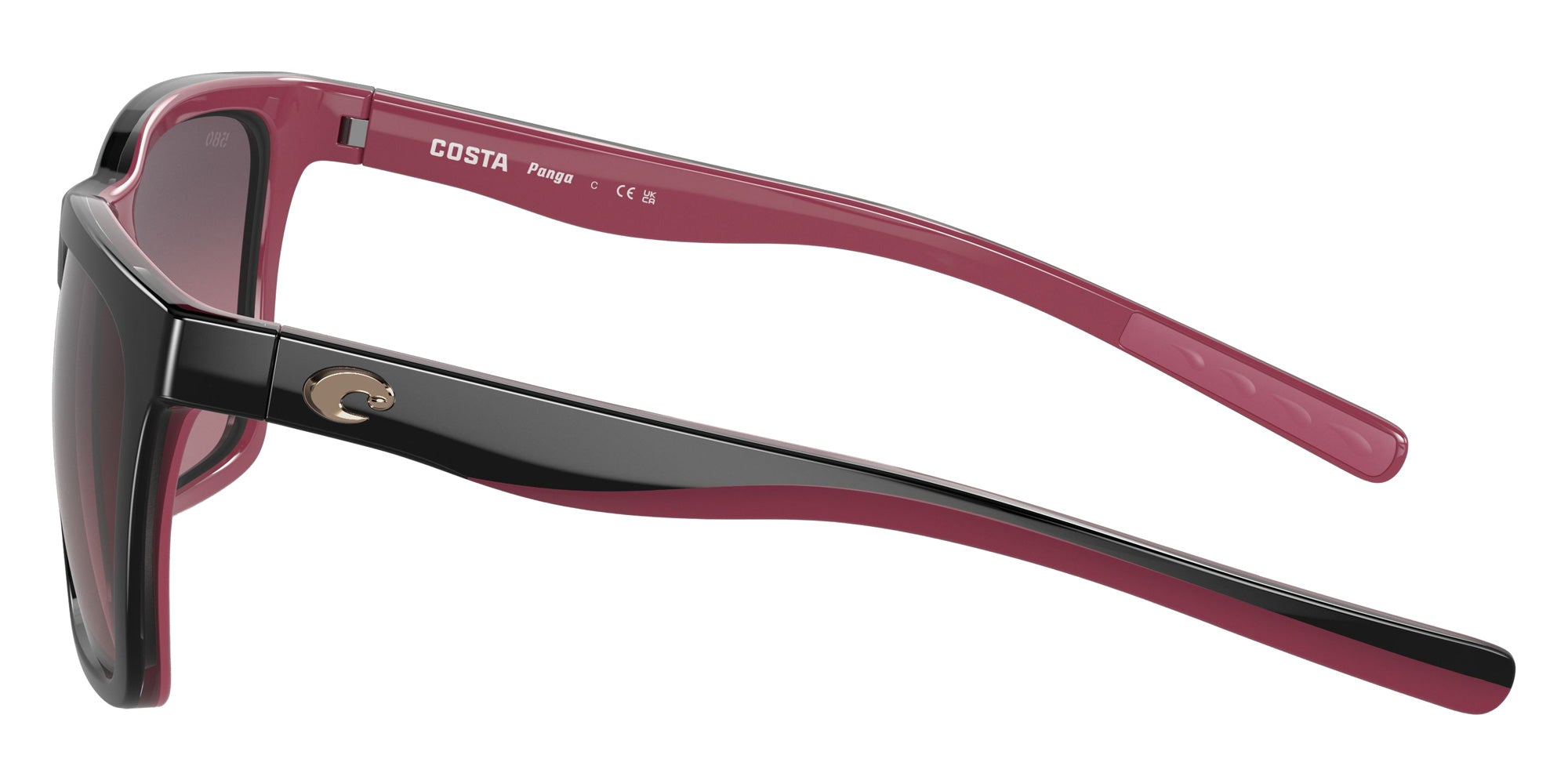 COSTA 6S9037 Panga 903725 56 - Black/Crystal/Fuchsia / Rose Gradient Polarized #id:6s9037903725_s:112110
