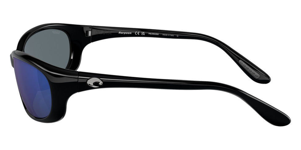 COSTA 6S9040 Harpoon 904006 62 - Shiny Black / Blue Mirrored Polarized #id:6s9040904006_s:102110