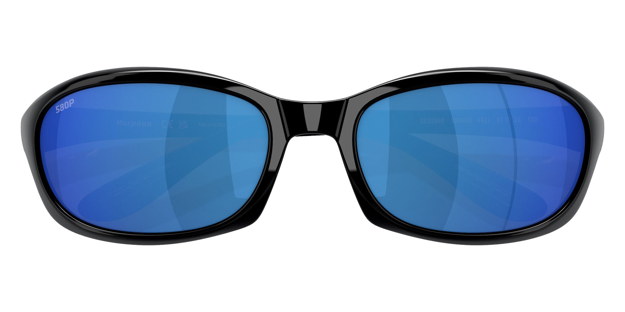 COSTA 6S9040 Harpoon 904006 62 - Shiny Black / Blue Mirrored Polarized #id:6s9040904006_s:102130