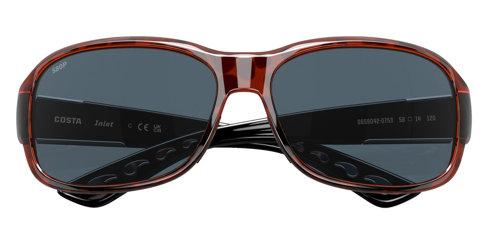 COSTA 6S9042 Inlet 904207 58 - Retro Tortoise / Gray Polarized #id:6s9042904207_s:100120