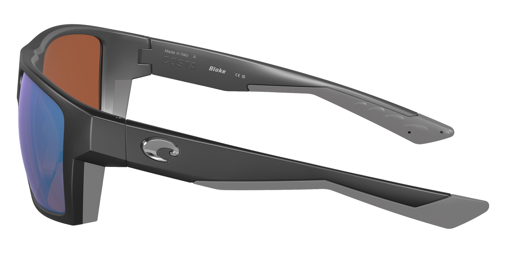 COSTA 6S9045 Bloke 904510 61 - Matte Black / Green Mirrored Polarized #id:6s9045904510_s:100110