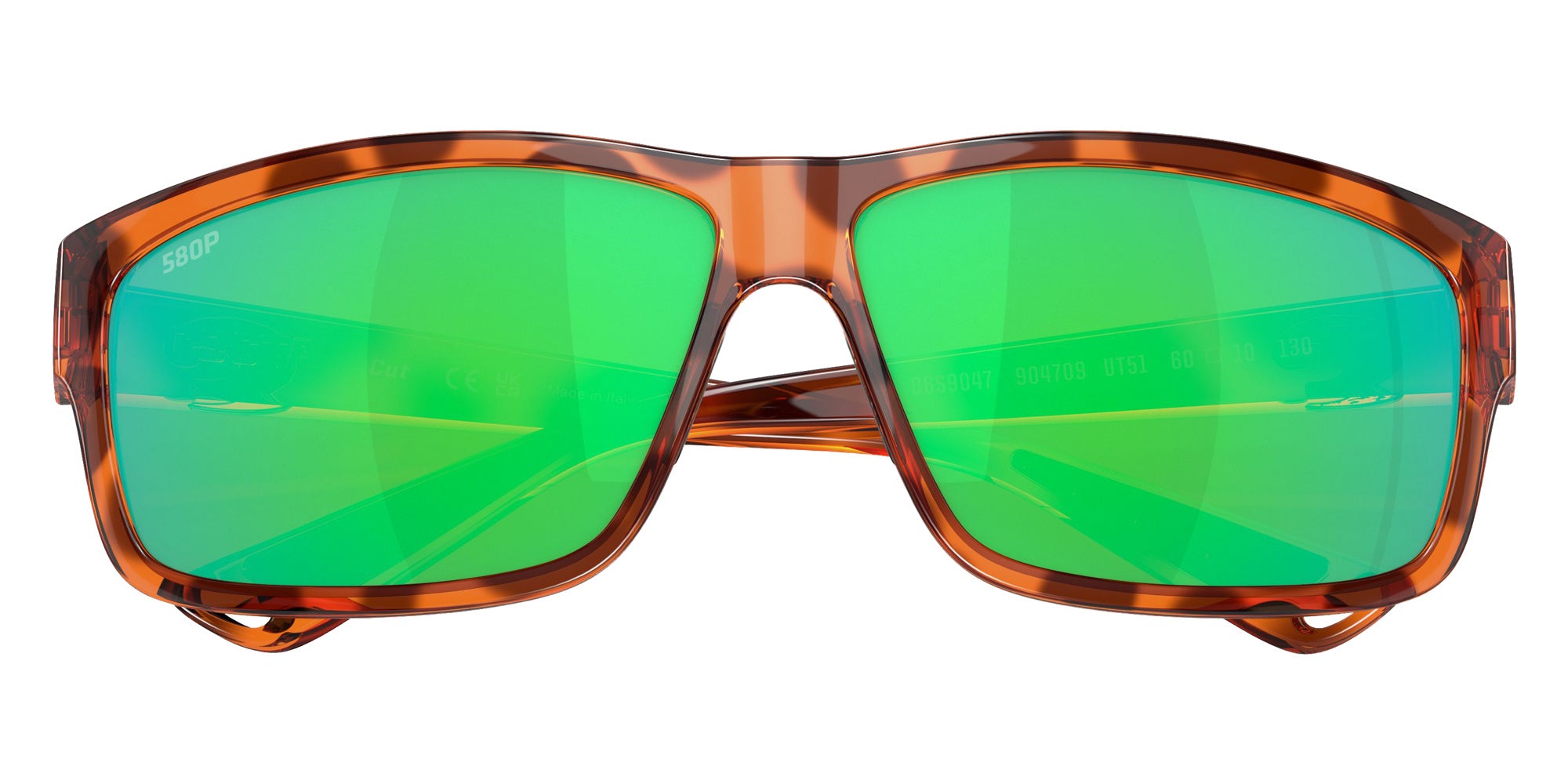 COSTA 6S9047 Cut 904709 60 - Honey Tortoise / Green Mirrored Polarized #id:6s9047904709_s:100130