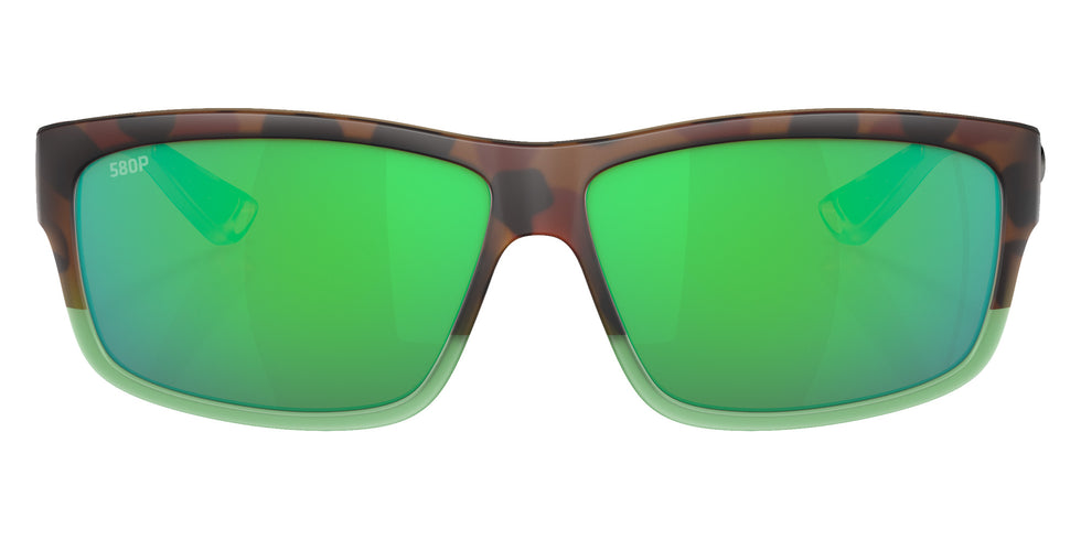 COSTA 6S9047 Cut 904712 60 - Matte Tortuga Fade / Green Mirrored Polarized #id:6s9047904712_s:100100