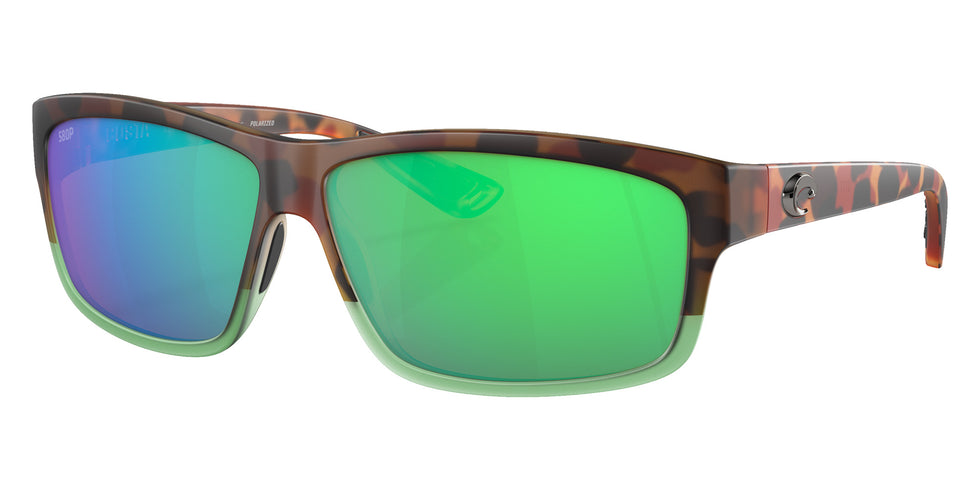 COSTA 6S9047 Cut 904712 60 - Matte Tortuga Fade / Green Mirrored Polarized #id:6s9047904712_s:100105