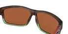COSTA 6S9047 Cut 904712 60 - Matte Tortuga Fade / Green Mirrored Polarized #id:6s9047904712_s:100130
