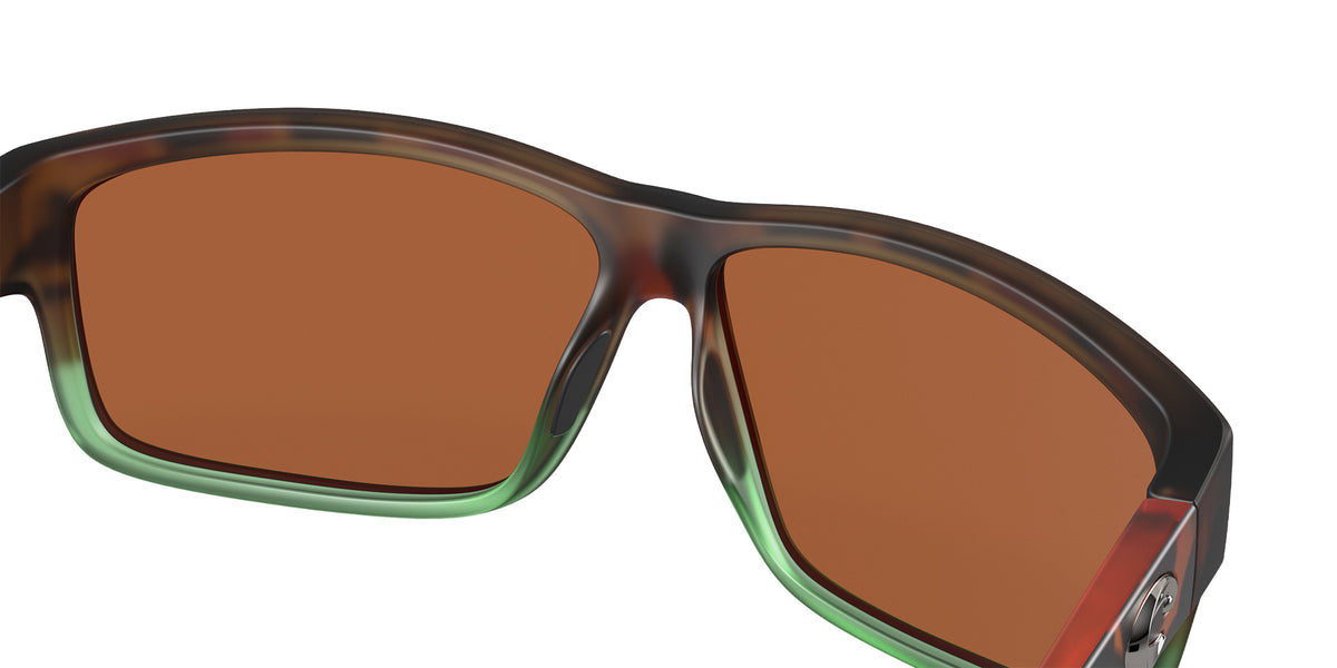 COSTA 6S9047 Cut 904712 60 - Matte Tortuga Fade / Green Mirrored Polarized #id:6s9047904712_s:100130