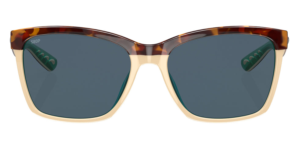 COSTA 6S9053 Anaa 905302 55 - Shiny Retro Tortoise/Cream/Mint / Gray Polarized #id:6s9053905302_s:100100
