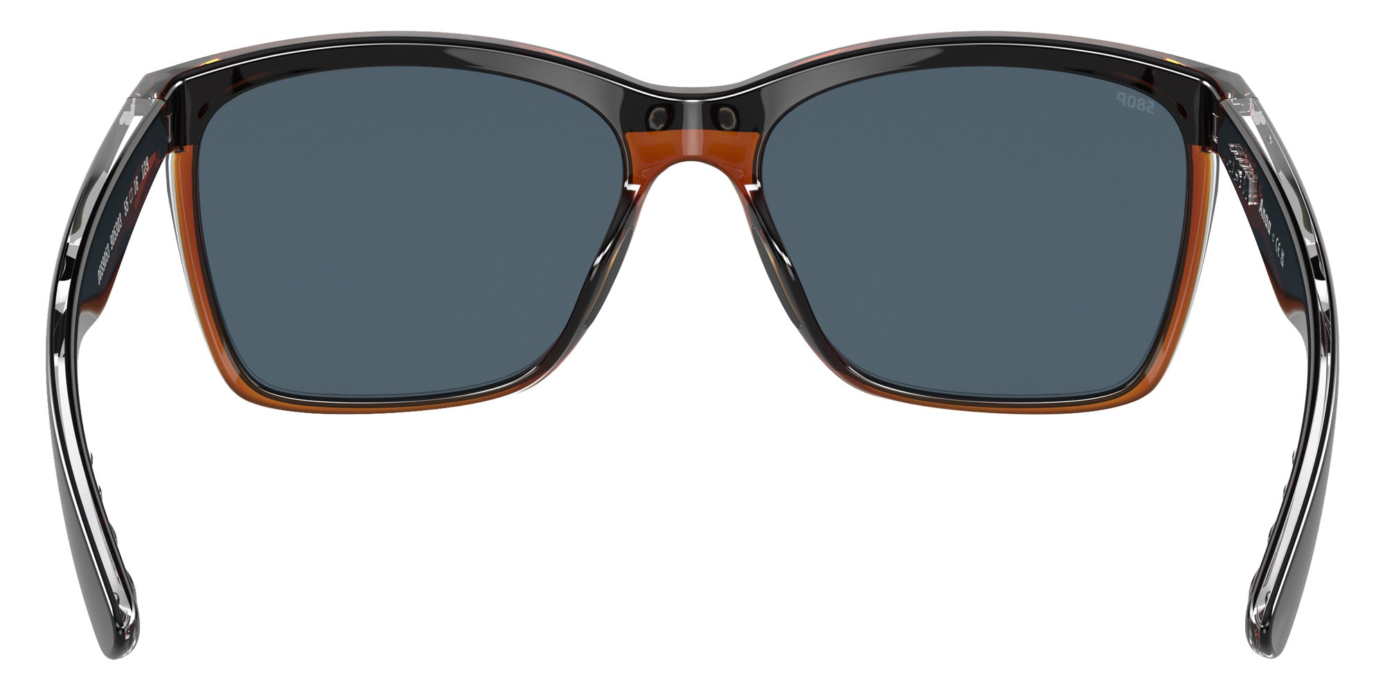COSTA 6S9053 Anaa 905303 55 - Shiny Black on Brown / Gray Polarized #id:6s9053905303_s:102115