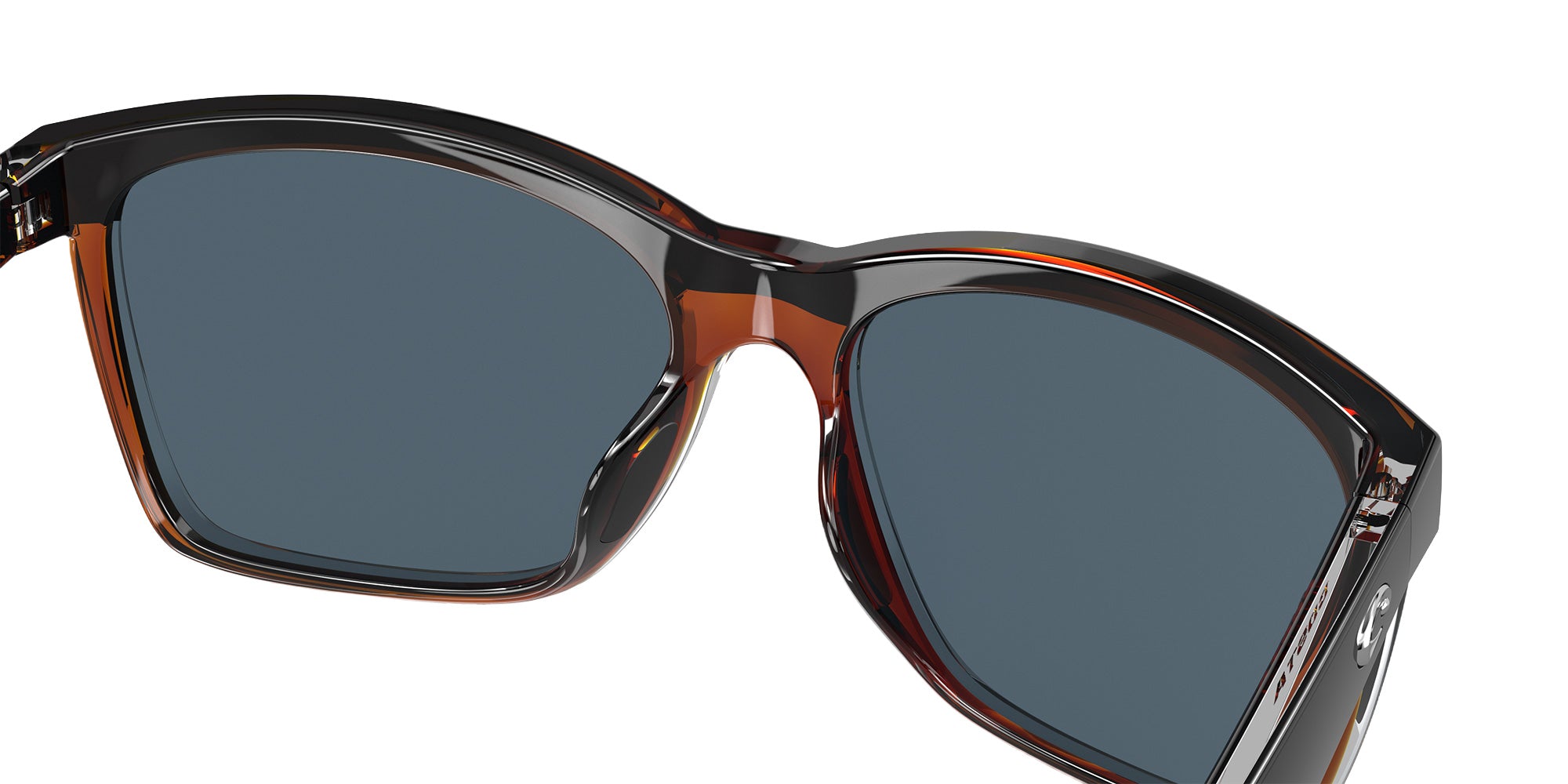 COSTA 6S9053 Anaa 905303 55 - Shiny Black on Brown / Gray Polarized #id:6s9053905303_s:102130