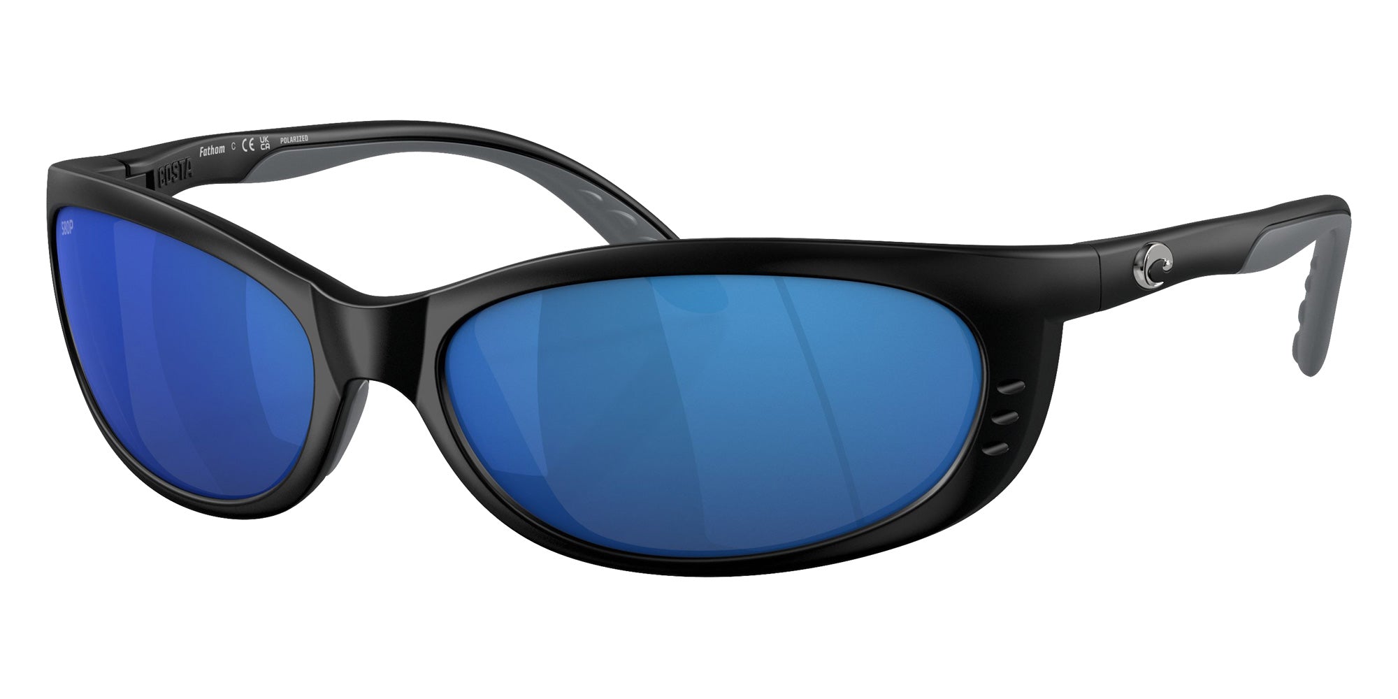 COSTA 6S9058 Fathom 905806 61 - Matte Black / Blue Mirrored Polarized #id:6s9058905806_s:100105
