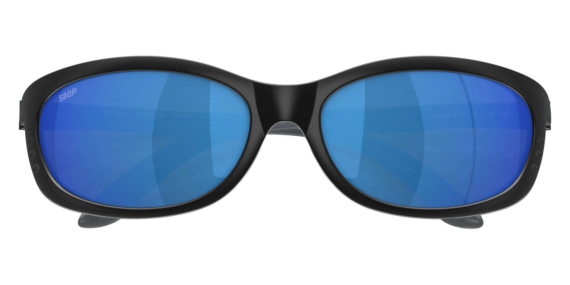 COSTA 6S9058 Fathom 905806 61 - Matte Black / Blue Mirrored Polarized #id:6s9058905806_s:100130