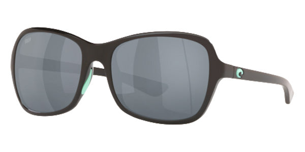 COSTA 6S9068 Kare 906805 54 - Shiny Black Mint Logo / Gray Silver Mirrored Polarized #id:6s9068906805_s:102100