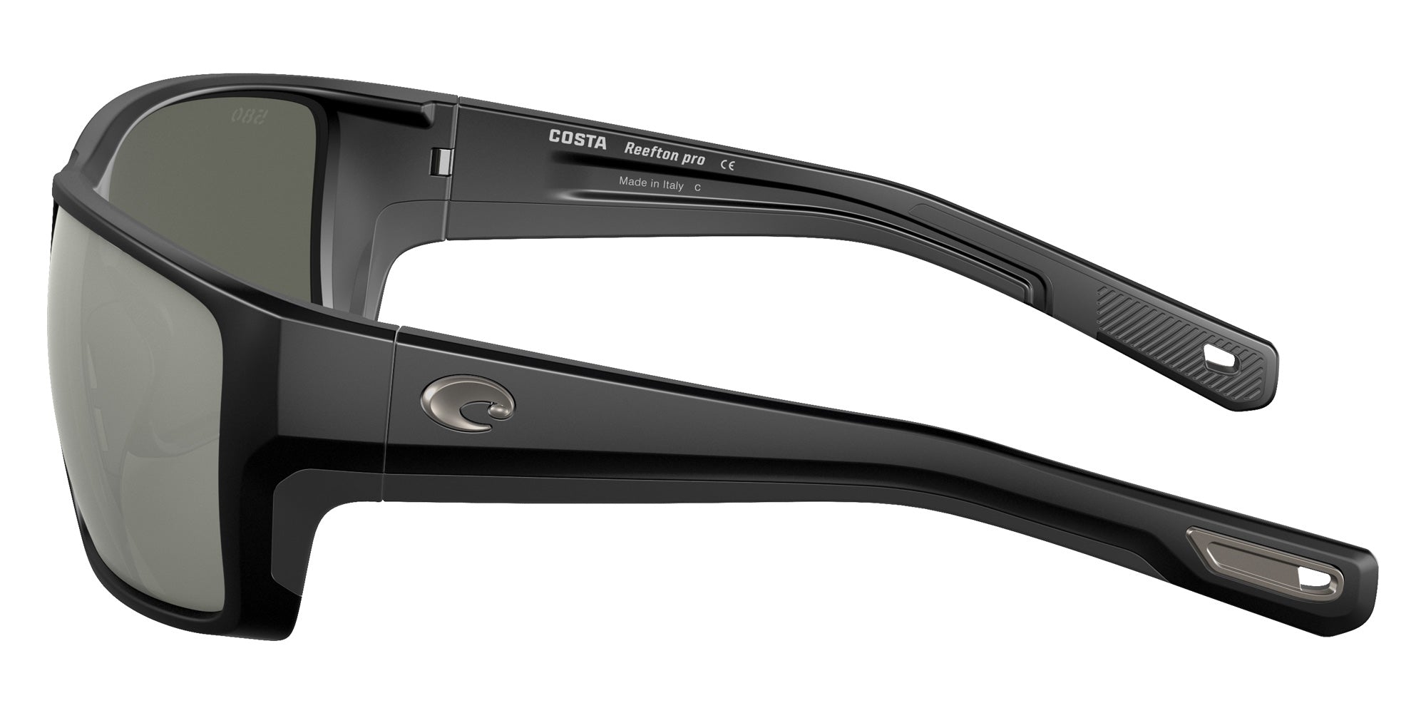 COSTA 6S9080 Reefton PRO 908004 63 - Matte Black / Gray Silver Mirrored Polarized #id:6s9080908004_s:100110