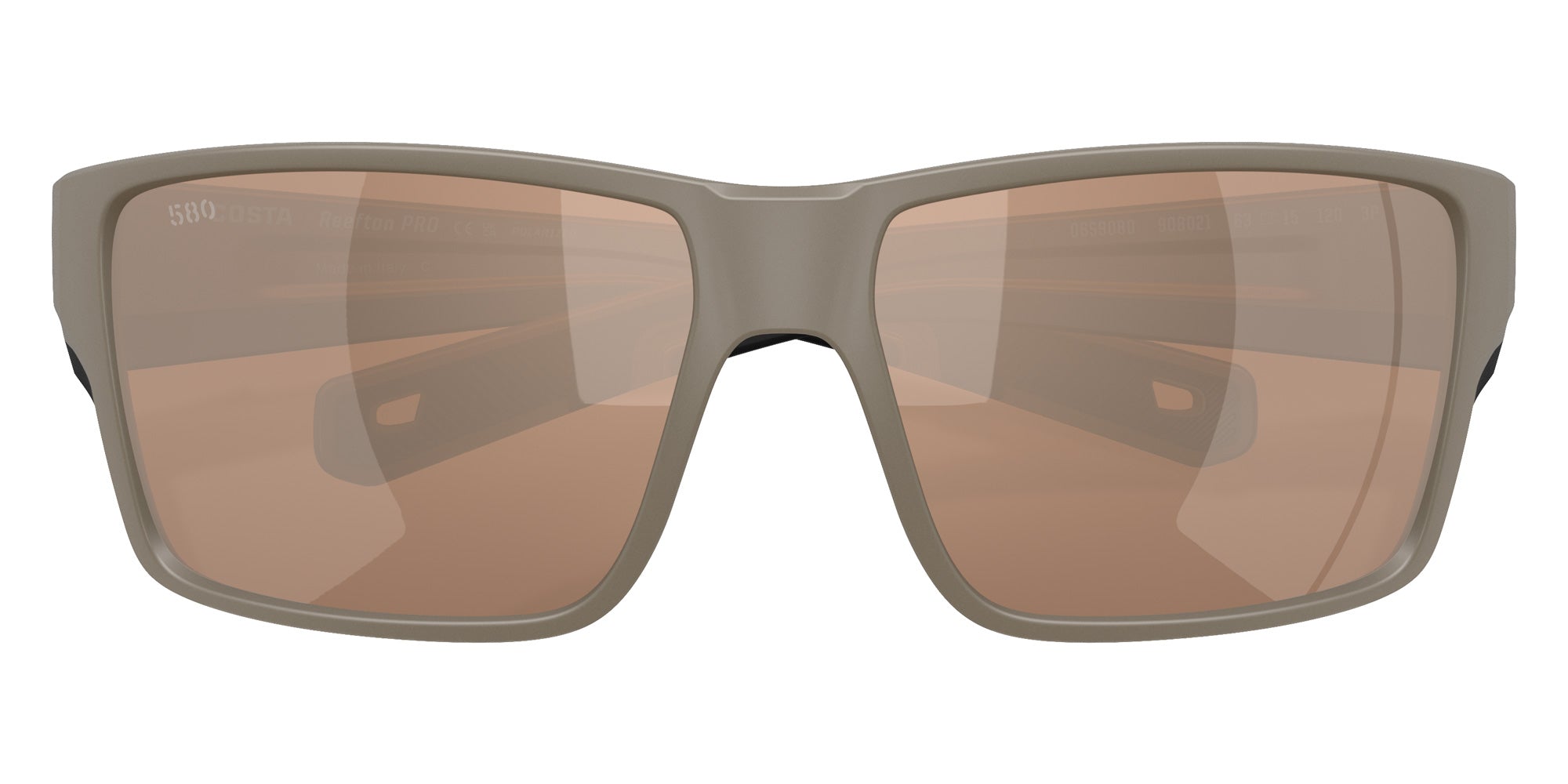 COSTA 6S9080 Reefton PRO 908021 63 - Matte Sand / Copper Silver Mirrored Polarized #id:6s9080908021_s:102120