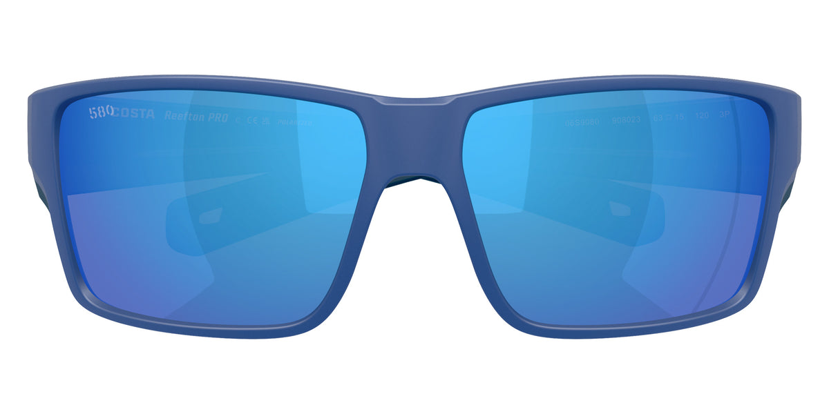 COSTA 6S9080 Reefton PRO 908023 63 - Matte Chesapeake Blue / Blue Mirrored Polarized #id:6s9080908023_s:100130