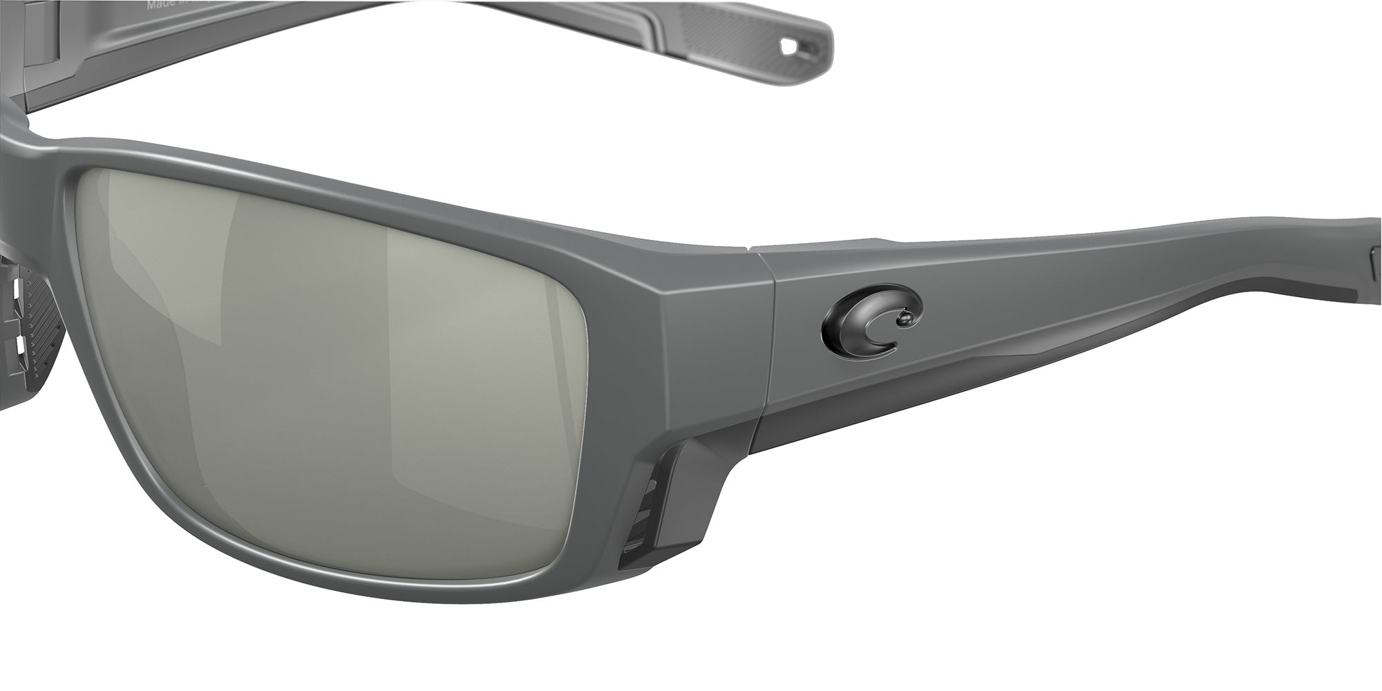 COSTA 6S9105 Tuna Alley PRO 910509 60 - Matte Gray / Gray Silver Mirrored Polarized #id:6s9105910509_s:102120