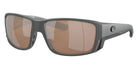 COSTA 6S9105 Tuna Alley PRO 910510 60 - Matte Gray / Copper Silver Mirrored Polarized #id:6s9105910510_s:104105