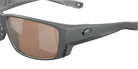 COSTA 6S9105 Tuna Alley PRO 910510 60 - Matte Gray / Copper Silver Mirrored Polarized #id:6s9105910510_s:104120