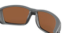 COSTA 6S9105 Tuna Alley PRO 910510 60 - Matte Gray / Copper Silver Mirrored Polarized #id:6s9105910510_s:104125