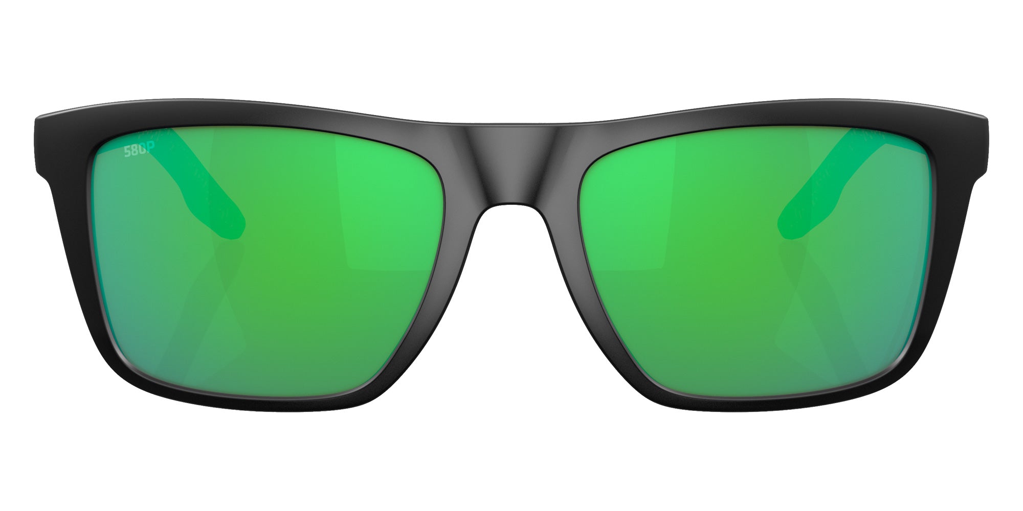 COSTA 6S9107 Mainsail 910702 55 - Matte Black / Green Mirrored Polarized #id:6s9107910702_s:100100