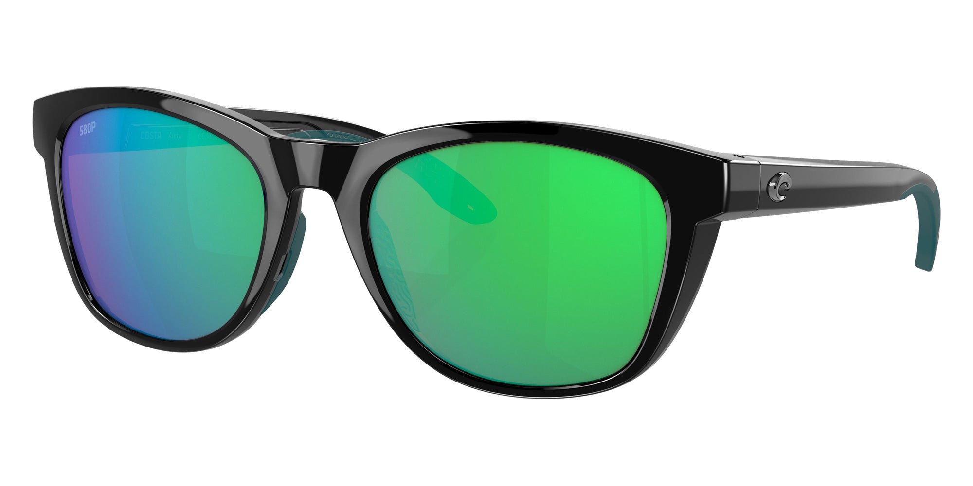 COSTA 6S9108 Aleta 910805 54 - Black / Green Mirrored Polarized #id:6s9108910805_s:100105