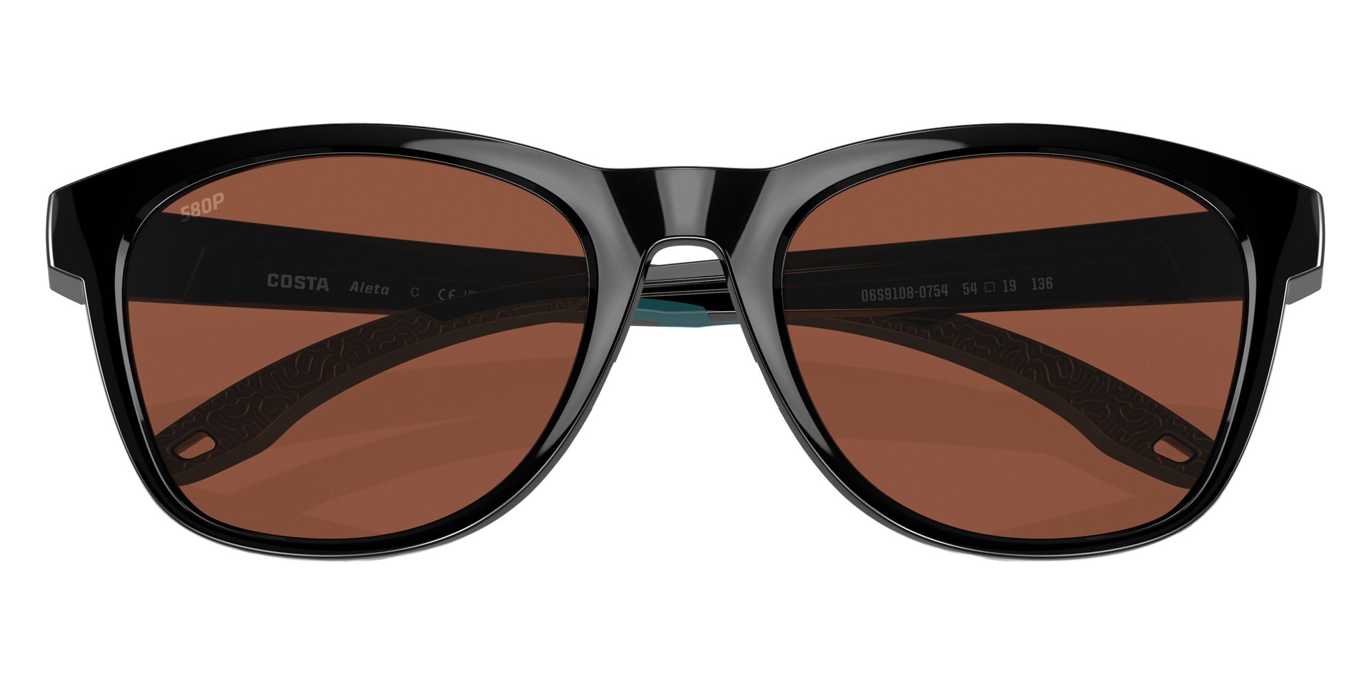 COSTA 6S9108 Aleta 910807 54 - Black / Copper Polarized #id:6s9108910807_s:102130