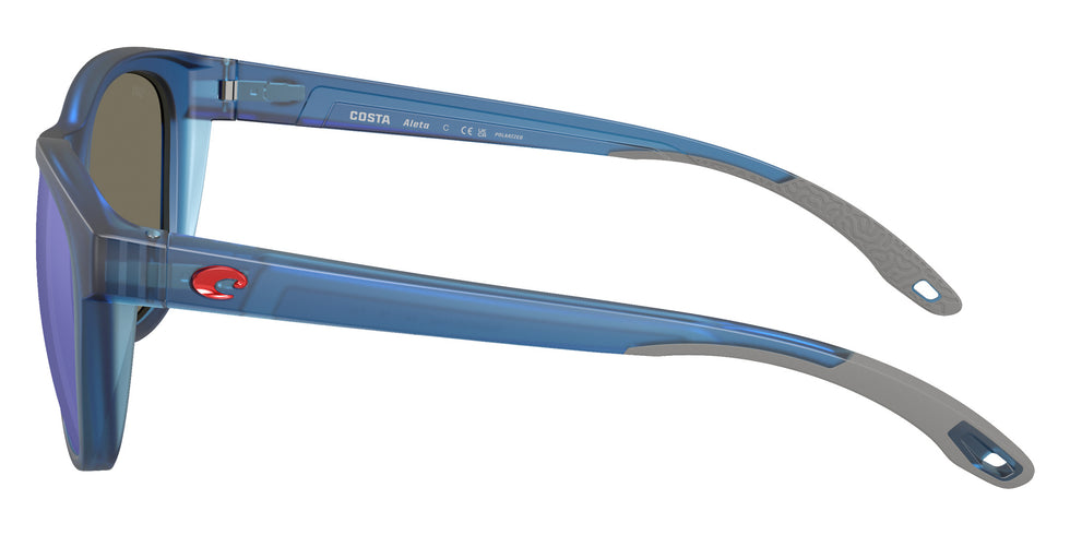COSTA 6S9108 Aleta 910811 54 - Matte Translucent Blue / Blue Mirrored Polarized #id:6s9108910811_s:104110