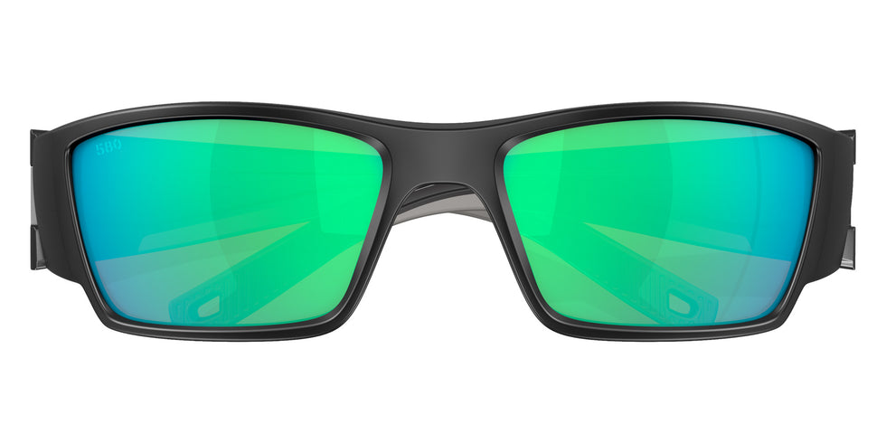COSTA 6S9109 Corbina PRO 910902 61 - Matte Black / Green Mirrored Polarized #id:6s9109910902_s:102120
