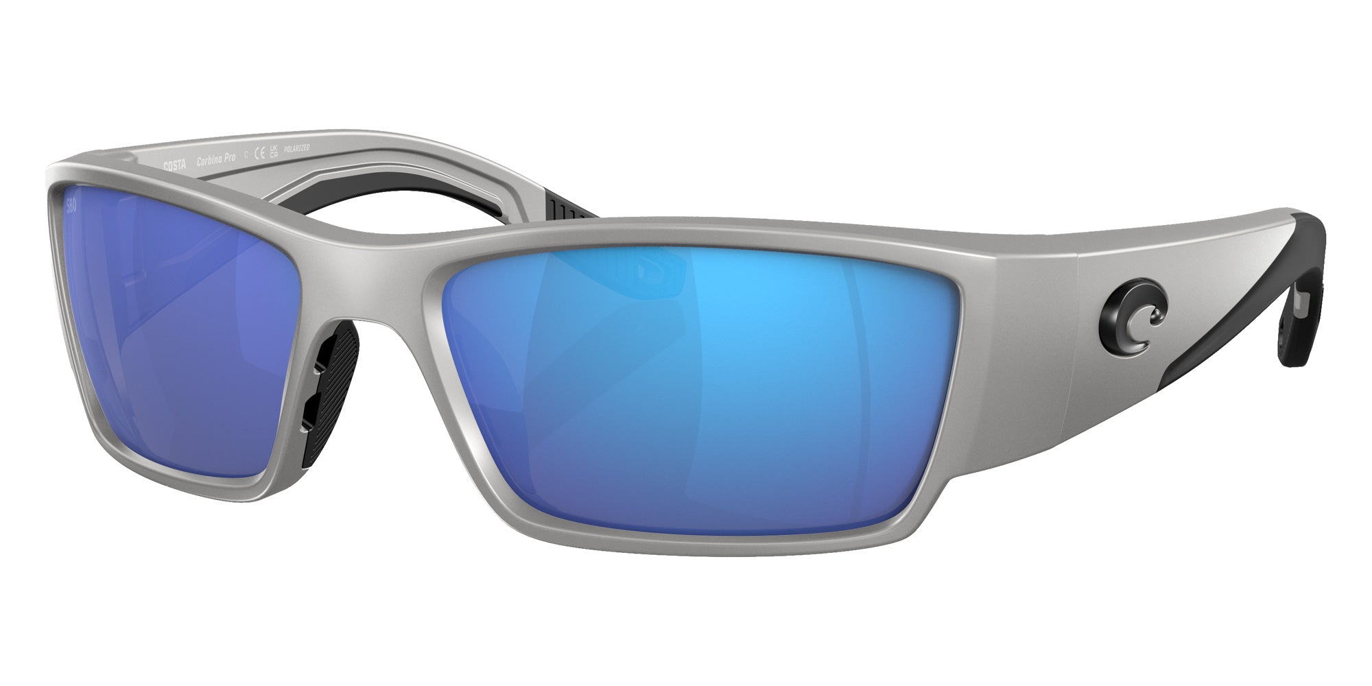 COSTA 6S9109 Corbina PRO 910906 61 - Metallic Silver / Blue Mirrored Polarized #id:6s9109910906_s:106105