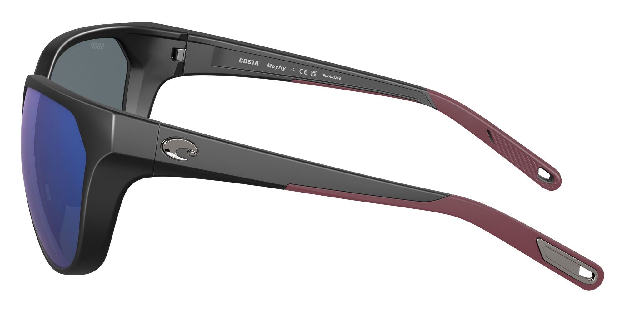 COSTA 6S9110 Mayfly 911004 58 - Matte Black / Blue Mirrored Polarized #id:6s9110911004_s:100110