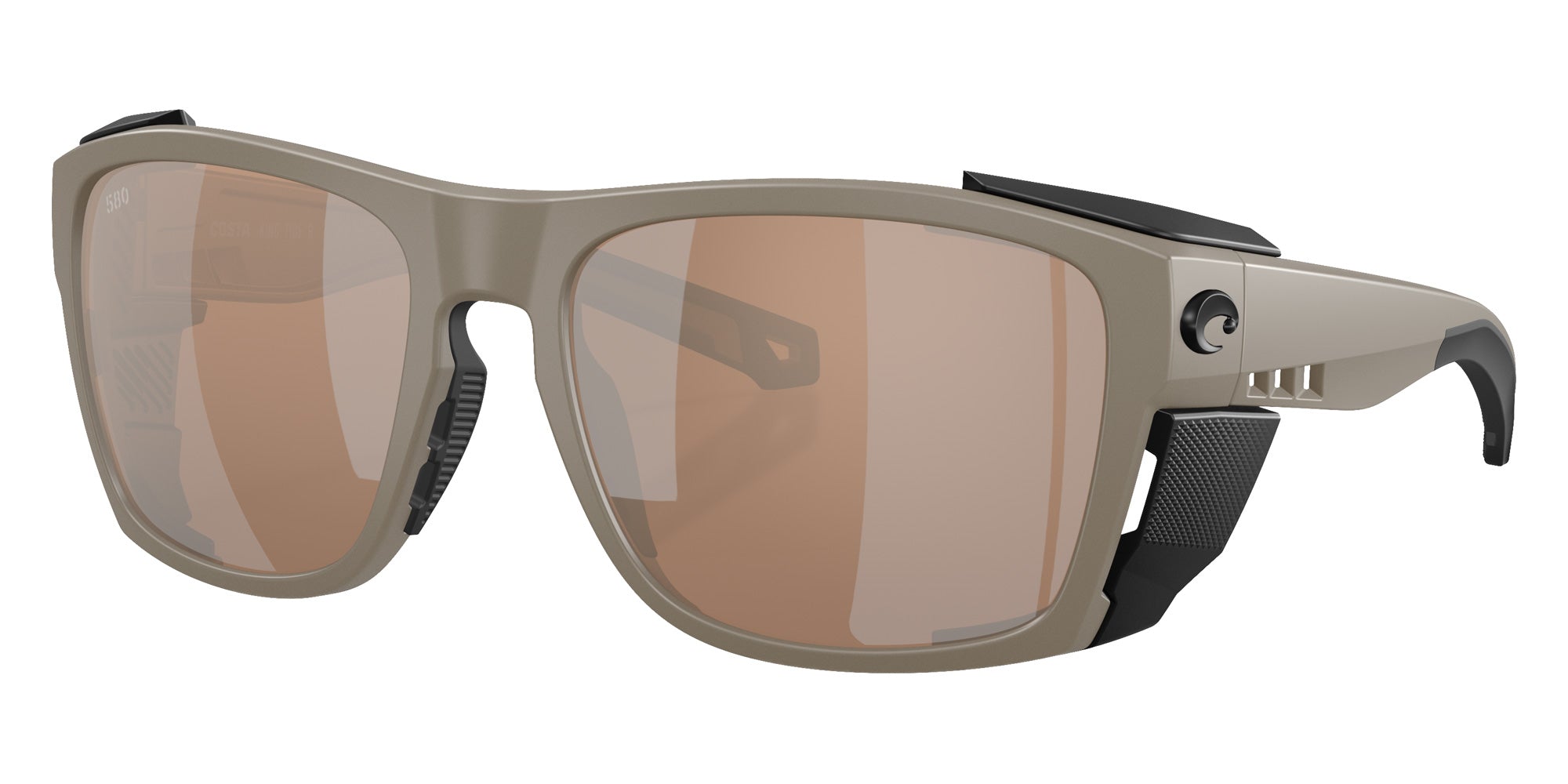 COSTA 6S9112 King Tide 6 911209 58 - Matte Sand / Copper Silver Mirrored Polarized #id:6s9112911209_s:102105