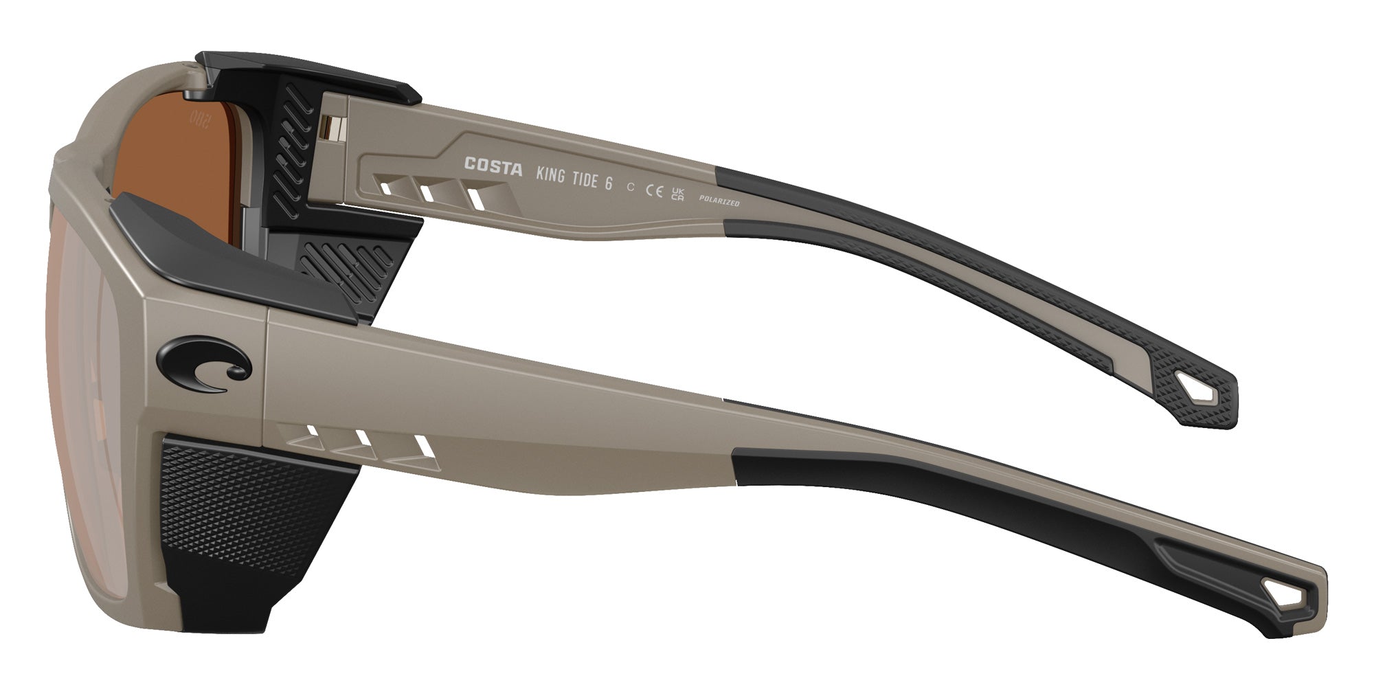 COSTA 6S9112 King Tide 6 911209 58 - Matte Sand / Copper Silver Mirrored Polarized #id:6s9112911209_s:102110