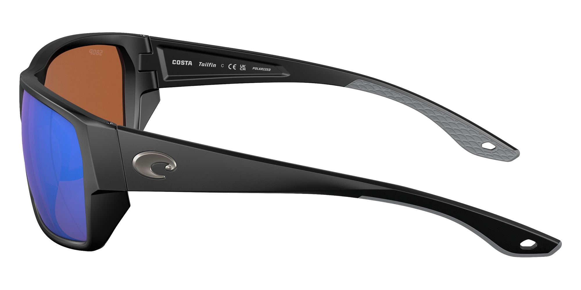 COSTA 6S9113 Tailfin 911307 57 - Matte Black / Green Mirrored Polarized #id:6s9113911307_s:102110
